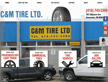 Tablet Screenshot of cmtire.com